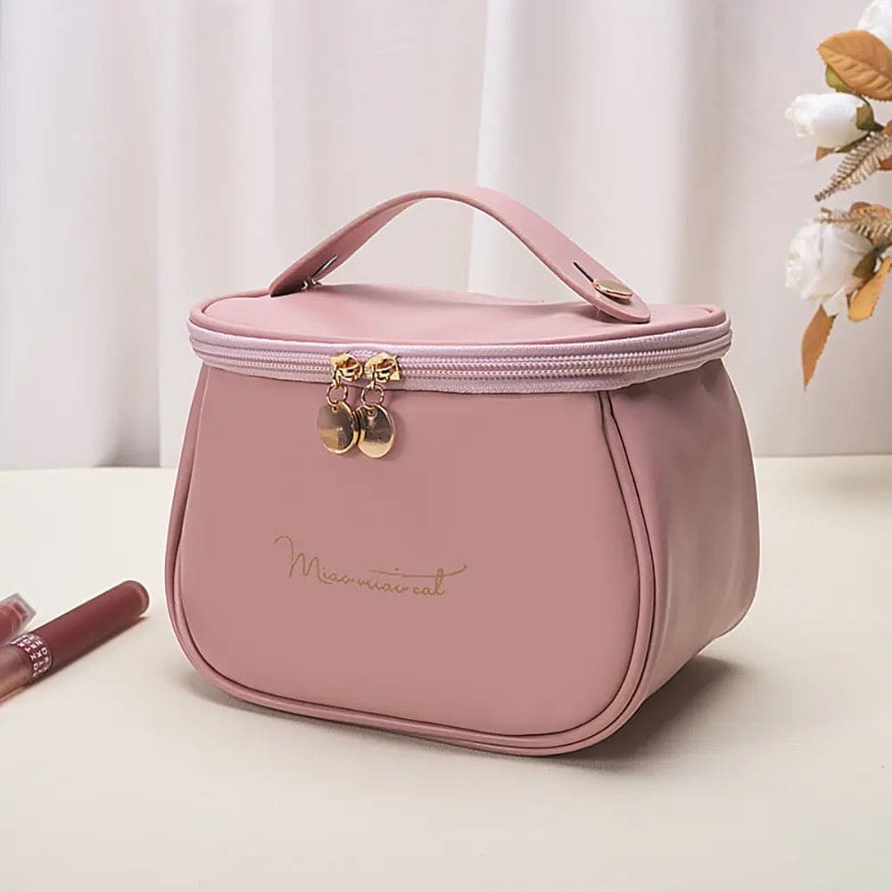 Premium Cosmetic Case, Cute PU Makeup Bag For Women, Waterproof Travel Make Up Pouch, Large Capacity Portable Cosmetic Case, Multifunctional Toiletry Bag, Makeup Storage Bags with Handle and Divider, Cosmetic Makeup Bag for Women Girls Premium Cosmetic Case, Cute PU Makeup Bag For Women, Waterproof Travel Make Up Pouch, Large Capacity Portable Cosmetic Case, Multifunctional Toiletry Bag, Makeup Storage Bags with Handle and Divider, Cosmetic Makeup Bag for Women Girls